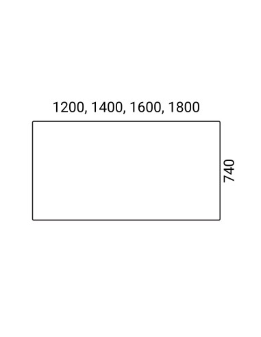 Dimensions de l'écran de séparation sonore MODUS.