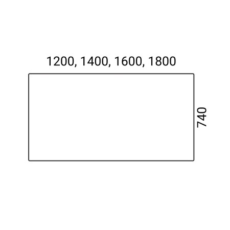 Dimensions de l'écran de séparation sonore MODUS.