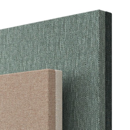 Cloison acoustique en tissu 1200 à 1800 x H740 mm design MODUS pour espaces de travail.