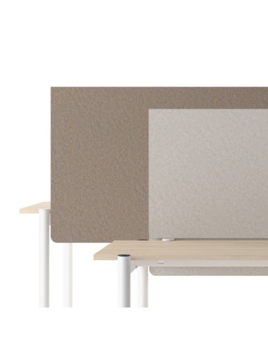 Écran frontal acoustique ZEDO PET en feutre recyclé L75 à 155 cm.