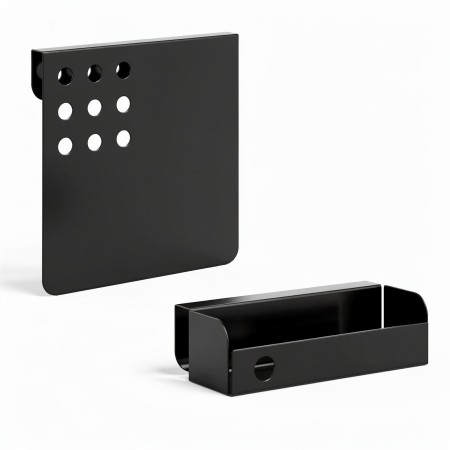 Accessoires pour écran acoustique latéral ZEDO PET en métal noir.