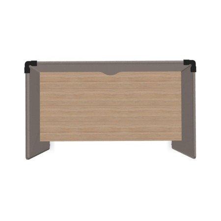 Poste de travail acoustique individuel pour open space MY SPACE vue de haut.