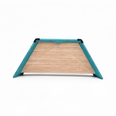 Bureau acoustique individuel en V vue de haut MY SPACE.