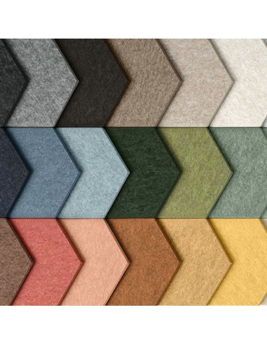 Coloris du panier mobile en feutre PET Acoustique Artwork.