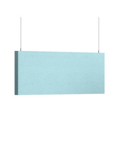 Panneau acoustique suspendu MODUS double face, classe C, tissus au choix.