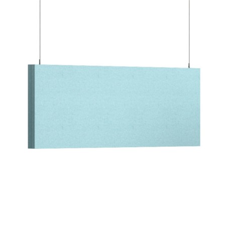 Panneau acoustique suspendu MODUS double face, classe C, tissus au choix.