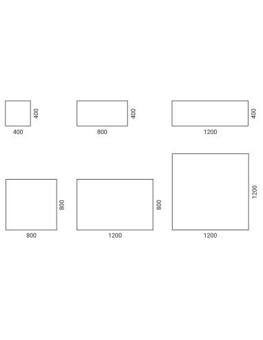 Dimensions panneau acoustique mur MODUS 120 cm.