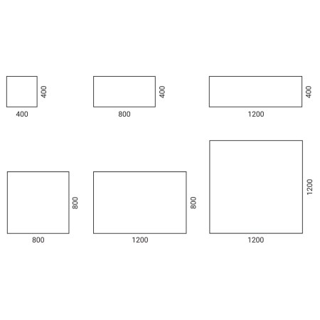 Dimensions panneau acoustique plafond MODUS 120 cm.