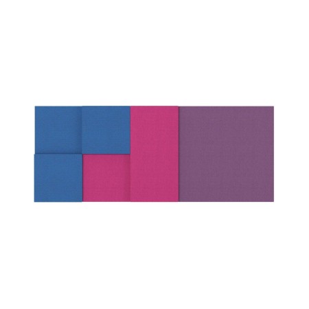 Panneau acoustique mural design violet MODUS Light pour open spaces.
