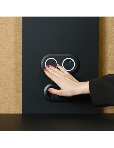 Boutons de ventilation automatique et éclairage LED pour la cabine insonorisée SONUS M.