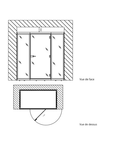 Dimensions extérieures de la cabine SONUS M.