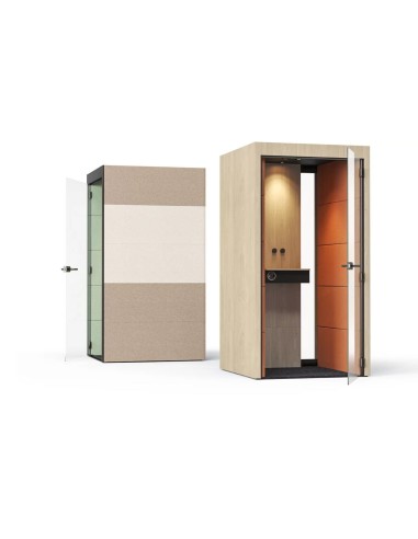 Cabine acoustique SILENT ROOM S pour appels, visioconférences et travail concentré.