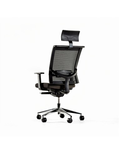 Vue de dos du fauteuil de direction ergonomique pour travailler confortablement EVA.II.