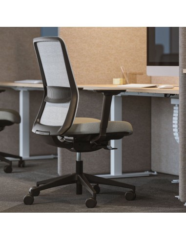 Chaise de travail avec soutien lombaire pour travail sur longues heures pour bureau EIRA.