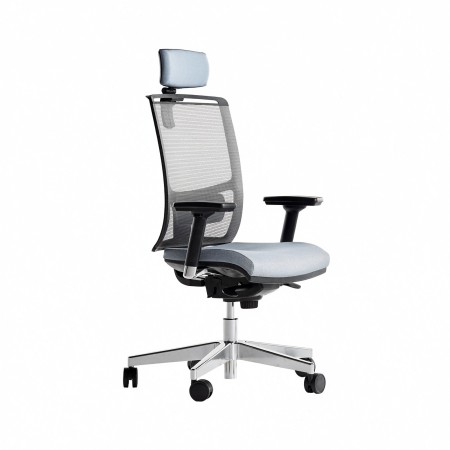 Fauteuil de direction avec têtière réglable pour bureaux DIVA.