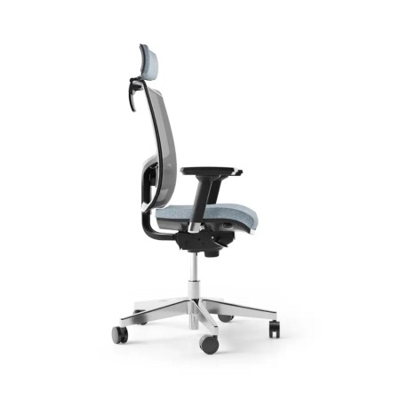 Fauteuil de direction ergonomique avec appui-tête DIVA vue de profil.