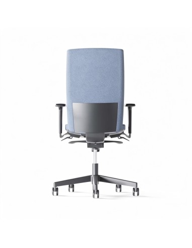 Siège ergonomique professionnel à dossier rembourré AURA vue de dos.