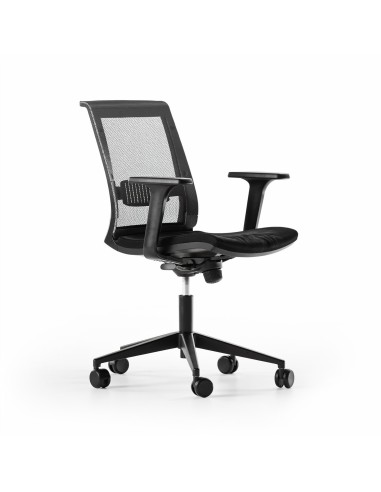 Chaise EVA avec soutien lombaire réglable et mécanisme inclinable pour entreprises suisses.