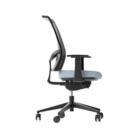 Siège avec maintien lombaire pour bureaux et espaces de coworking EVA.II vue de profil.