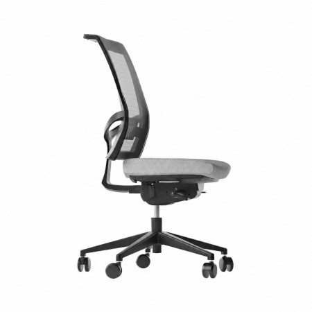 Siège de bureau avec roulettes et dossier en résille pour longues heures de travail EVA.II.
