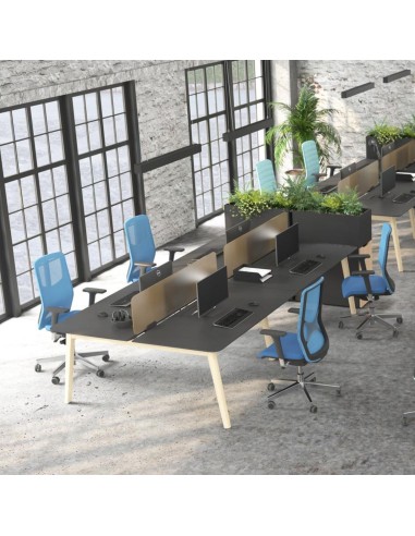 Chaise de bureau ergonomique WIND avec soutien lombaire installé dans un bureau à Aigle.
