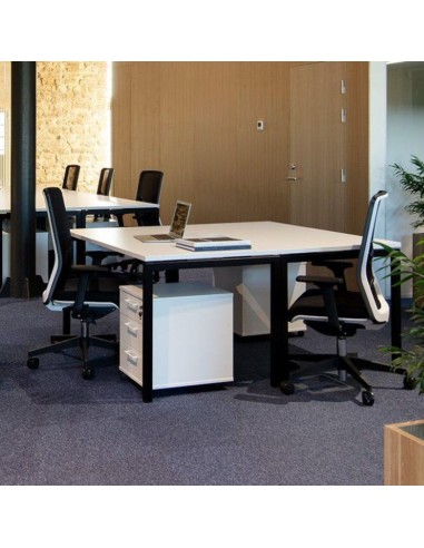 Chaises WIND avec soutien lombaire pour postes de travail en open space à Sierre.