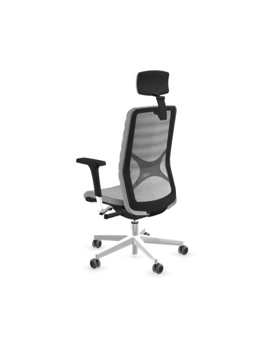 Siège ergonomique WIND avec têtière pour espace administratif contemporain.