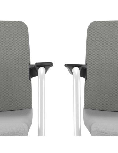 Chaise de conférence en résille avec piètement luge | WIND