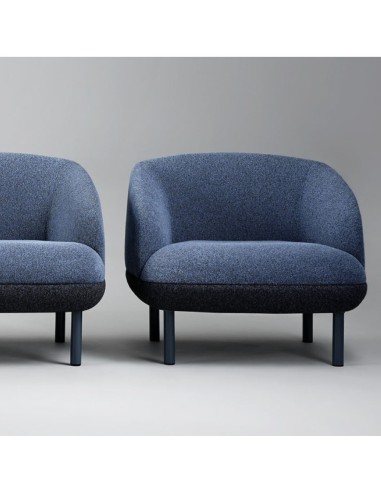 Chaise KOPA lounge bureau pour espaces professionnels avec finitions personnalisables.