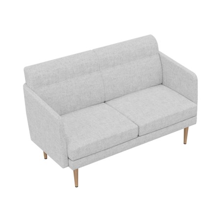 Canapé lounge ARCIPELAGO 2 places gris design contemporain et assise confortable.