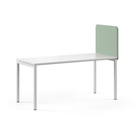 Cloison acoustique latérale TOP 530 pour bureau professionnel revêtue de tissu.