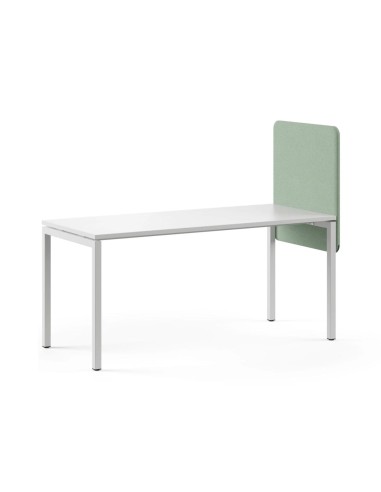 Cloison acoustique latérale TOP 530 hauteur 76 cm pour bureau professionnel.