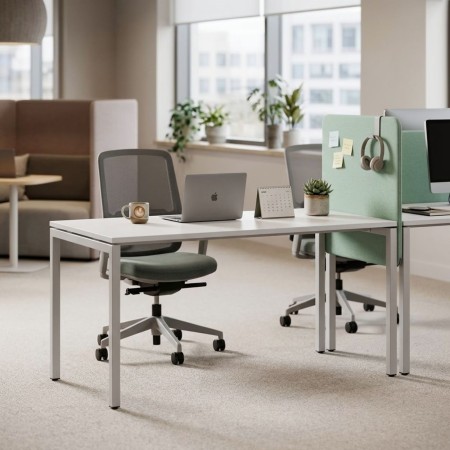 Cloison acoustique latérale TOP 530 hauteur 76 cm pour bureau professionnel. 2