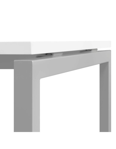 Détail de l'assemblage du plateau et du piètement - Nova U