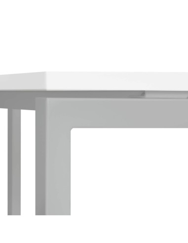 Détail du piètement métallique de la table - Nova U