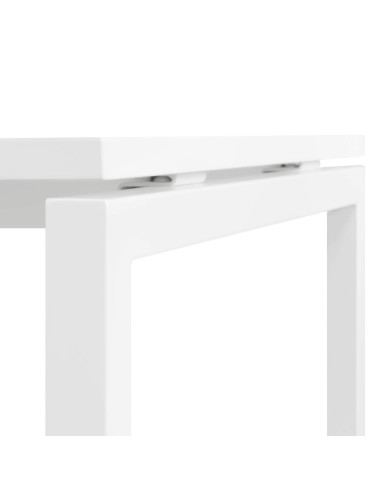 Détail de l'assemblage du plateau et du piètement - Nova U