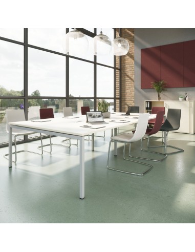 Table de réunion modulable en espace bureau - Nova U
