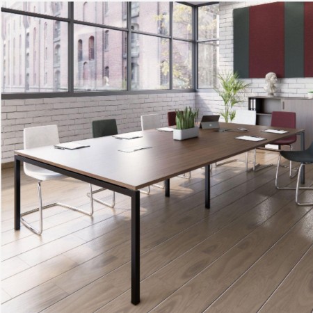 Table de réunion 10 places en espace bureau - Nova U