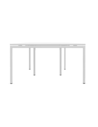 Vue de face de la table trapézoïdale - Nova U