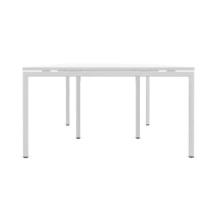 Vue de face de la table trapézoïdale - Nova U