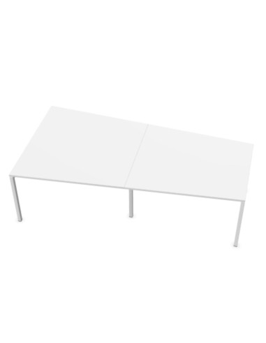 Vue de dessus de la table trapézoïdale - Nova U