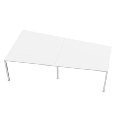 Vue de dessus de la table trapézoïdale - Nova U