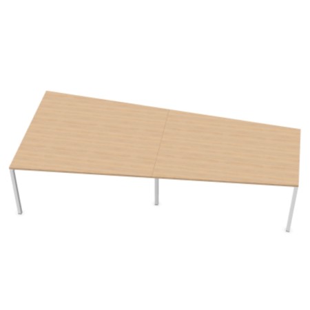 Vue de dessous de la table trapézoïdale - Nova U
