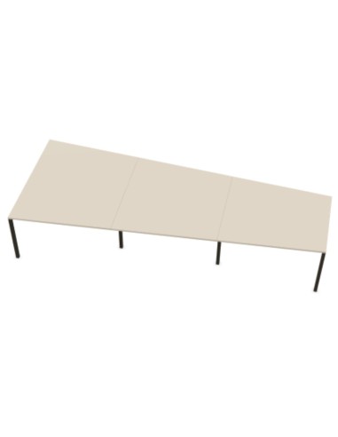 Vue de dessous de la table trapézoïdale - Nova U