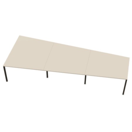 Vue de dessous de la table trapézoïdale - Nova U