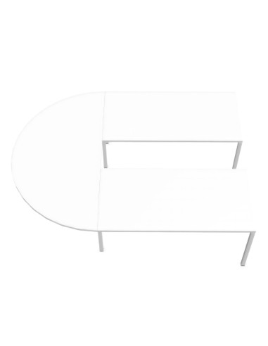 Vue de dessus de la table de réunion en U - Nova U