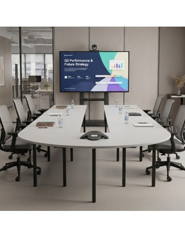 Table de réunion en U conférence Lausanne - Nova U