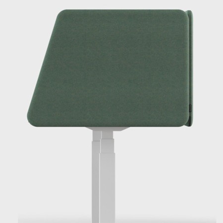 Écran acoustique latéral asymétrique droit TOP 530 pour bureau.