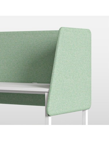 Séparation acoustique latérale chanfreinée droite TOP 530 760 mm pour bureaux professionnels.