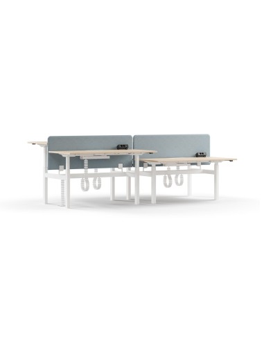 Écran frontal pour bench assis-debout double B-ACTIVE  TOP 530.